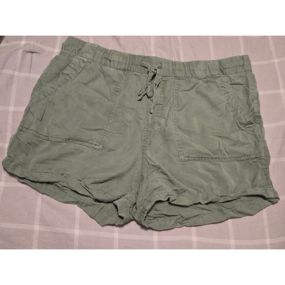 GAP Olive Green Drawstring Relaxed Shorts